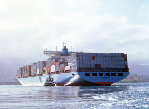 Regina Maersk, 6450 TEU, Vollbild mit r.Maustaste -Grafik anzeigen-