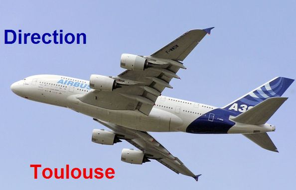 A380 Direction Toulose