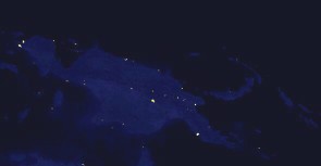 New Guinea at Night
