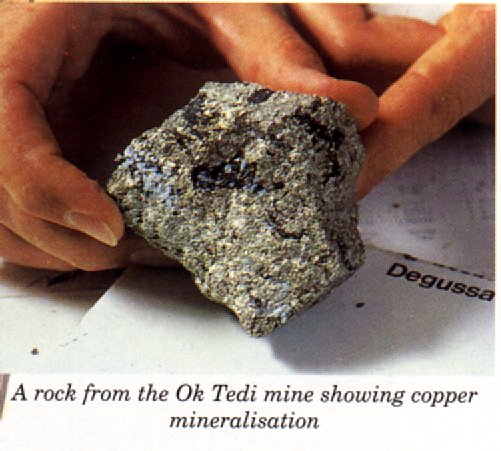 picture from brochure "Ok Tedi, the Environment, and You", OTML and Dep. of Mining