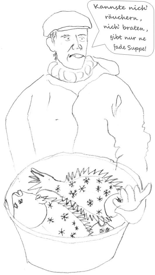 Fischer Jensen mit Eisschollen